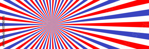 Tricolor rays background