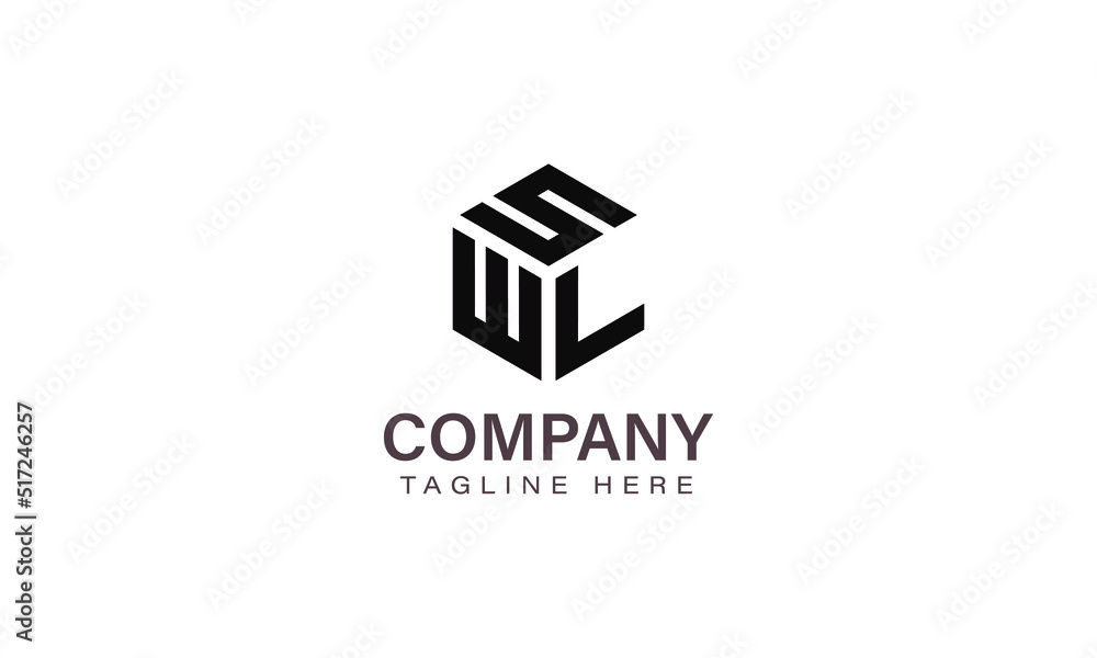 Letter SWL Logo, Three Letter Logo, Alphabet S W L Hexagon Shape Vector Icon Template Letter SWL Logo, Three Letter Logo, Alphabet S W L Hexagon Shape Vector Icon Template