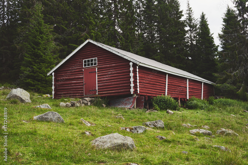 Images from a traditional summer farm up in the Totenaasen Hills ...