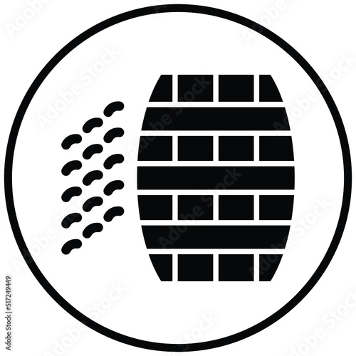 Barrel Leak Icon Style