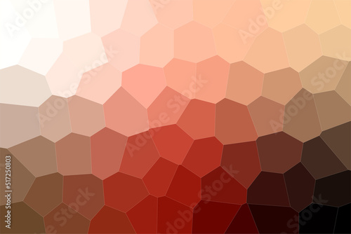 Red and brown low poly rock texture pattern background. 