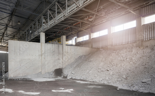Canvastavla Covered ash and slag landfill, toxic waste management concept.