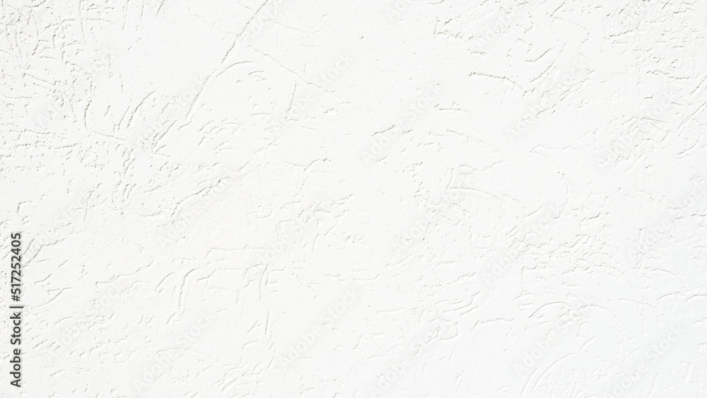 Fototapeta premium Bright Light Clean Wall Texture. Beetle Bark Plaster Surface. Copy Space Empty Backdrop. Stucco Texture.