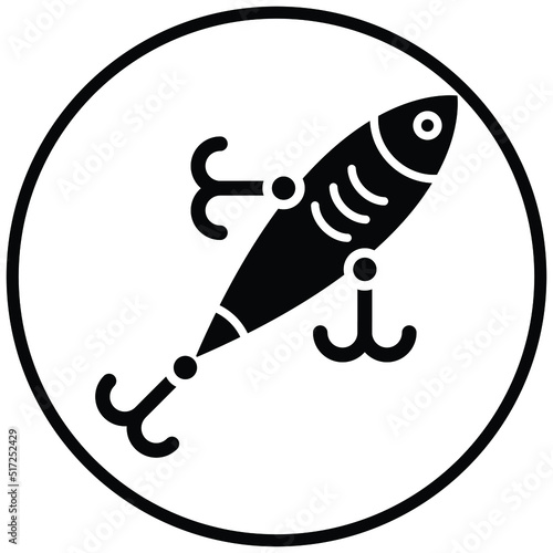 Fishing Lure Icon Style