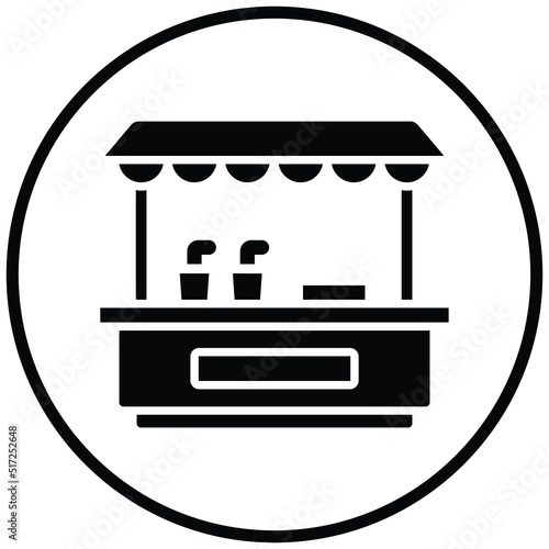 Drinks Stall Icon Style