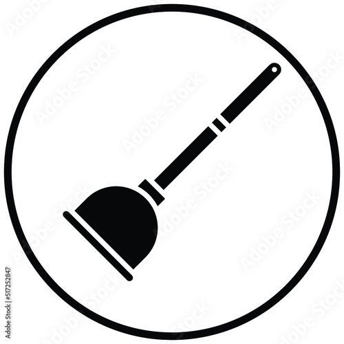 Toilet Plunger Icon Style