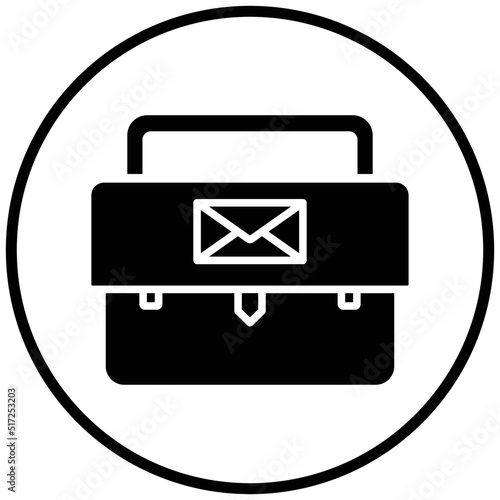 Mail Bag Icon Style