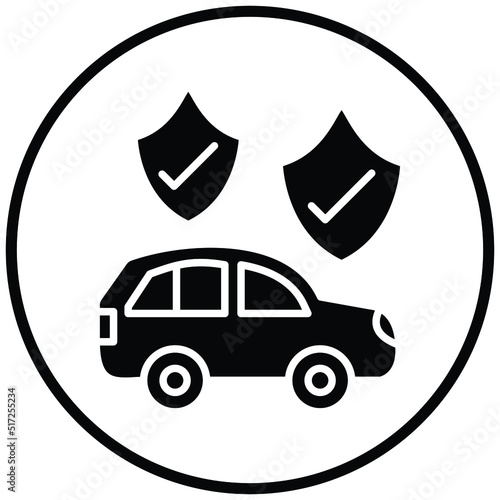Car Insurance Icon Style