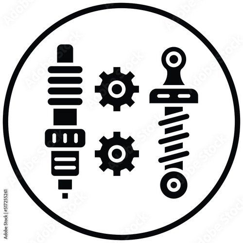 Car Parts Icon Style
