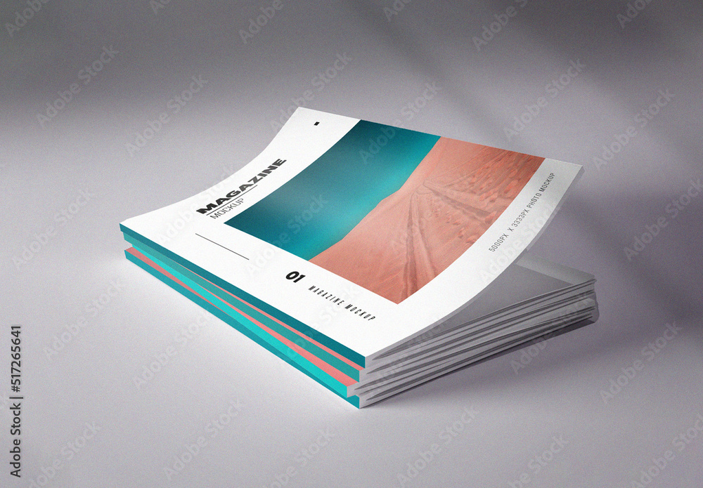 Magazine Mockup Stock Template | Adobe Stock