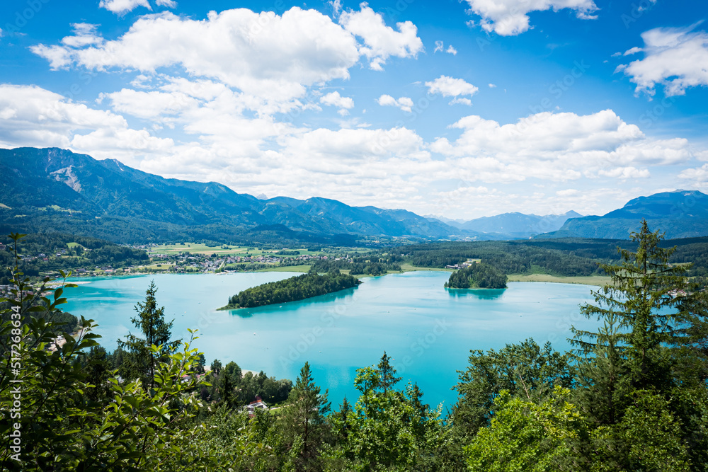 Faaker See in Kärnten, Österreich