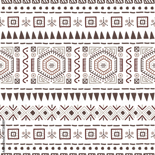 Navajo seamless pattern. Ikat background with traditional design texture background design vector. Aztec abstract geometric print. Ethnic hipster border backdrop
