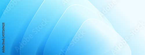 Abstract colored background made of translucent shapes in light blue colors