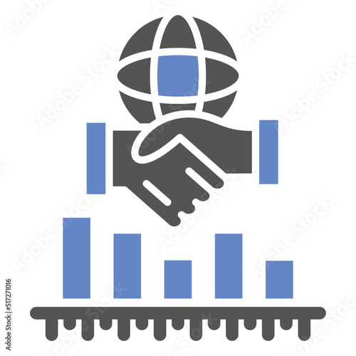 Economic Diplomacy Icon Style