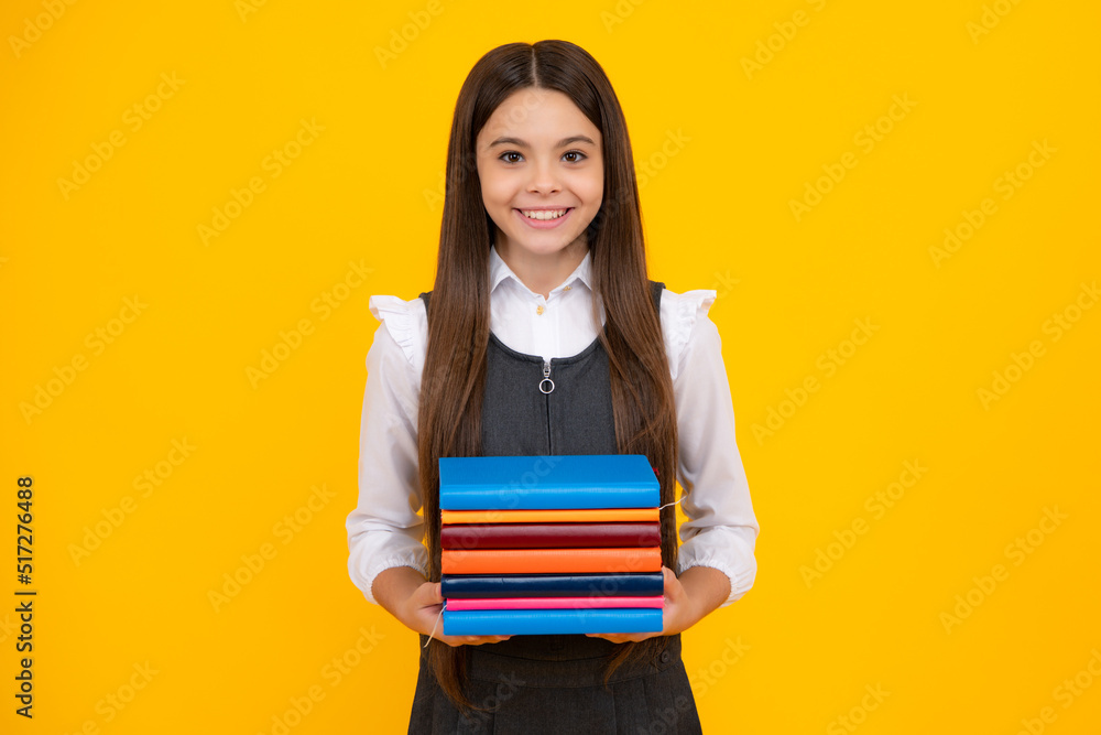 School child with book. Learning and education. School child with book. Learning and education.