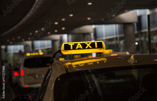 taxi rank at the airport