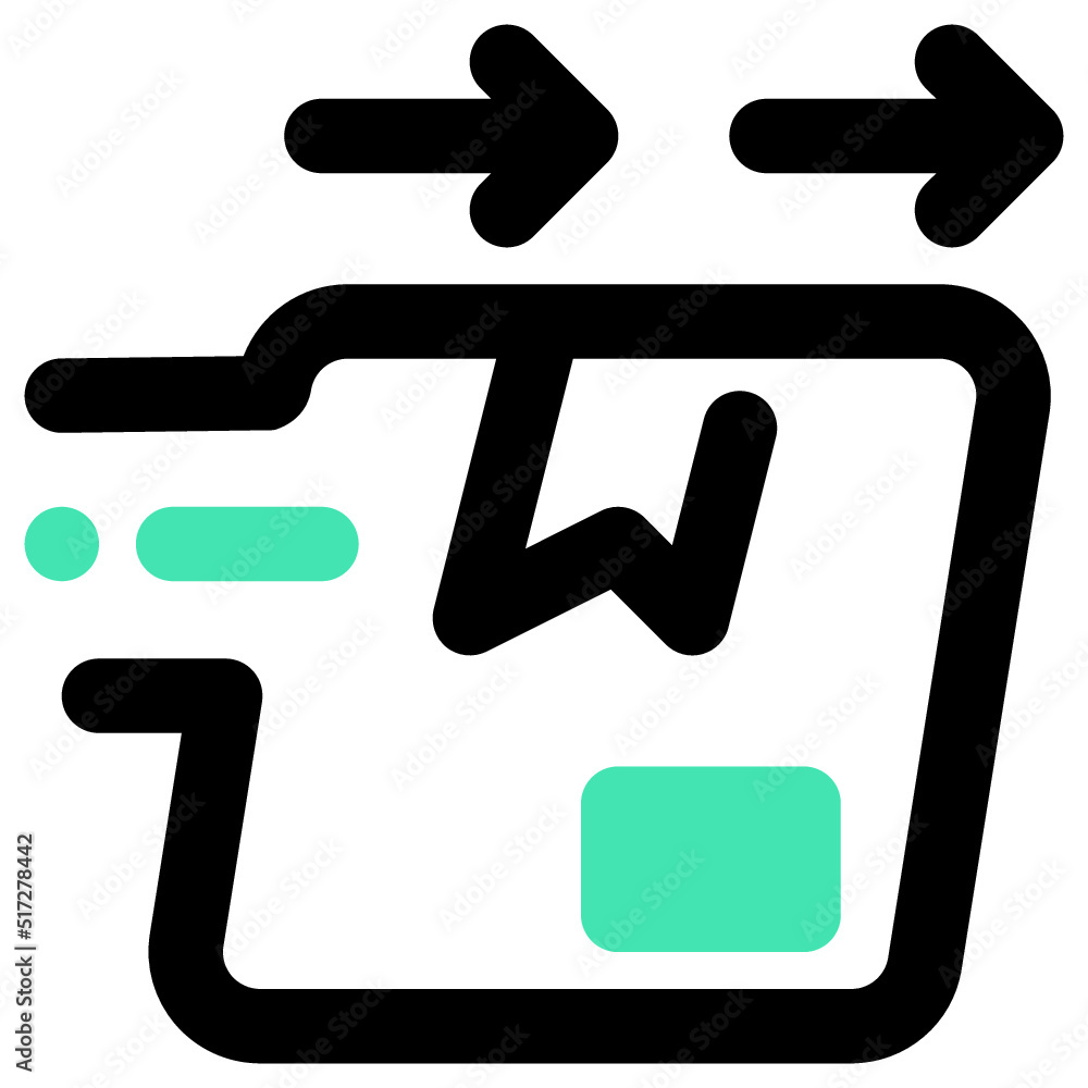 Delivery Box Icon Dual Tone Style Delivery Box Icon Dual Tone Style