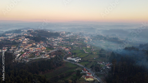 Vista aérea de drone sobre Sandim, Vila Nova de Gaia (Portugal) photo