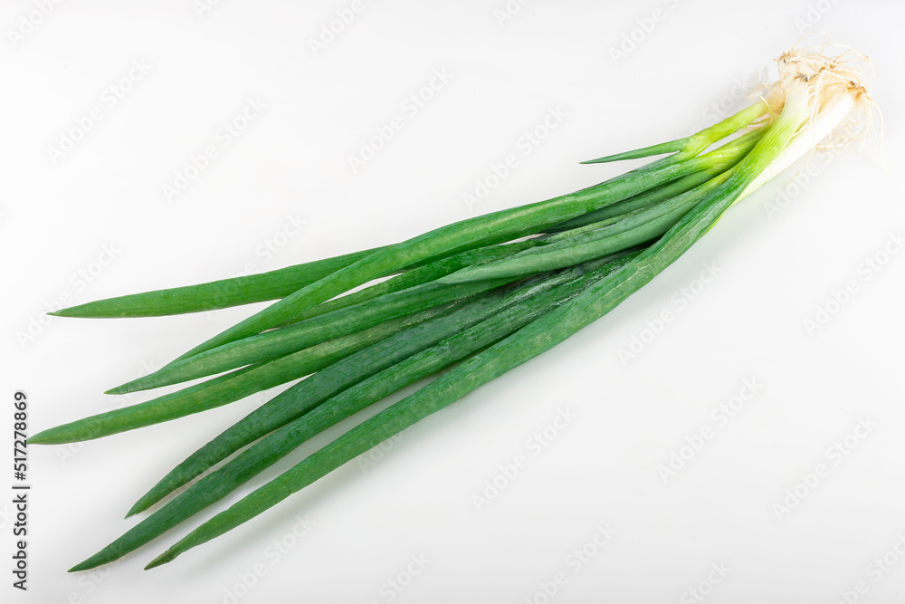 Chives isolated on white background. Chives isolated on white background.
