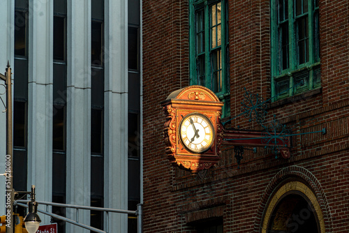 Clock Outside of Building on Thomas Edison University in Trenton, NJ