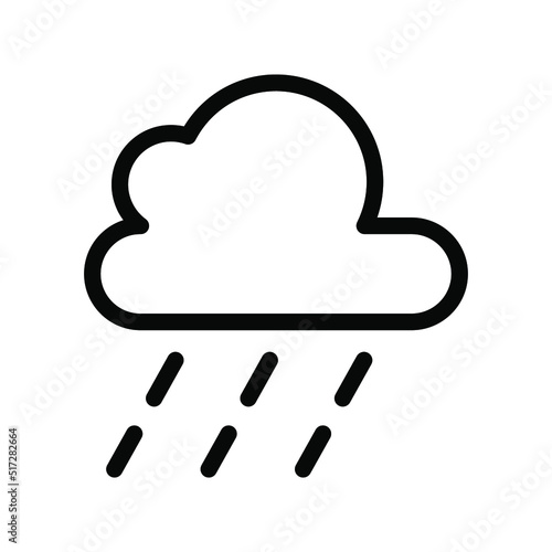 Rain icon template