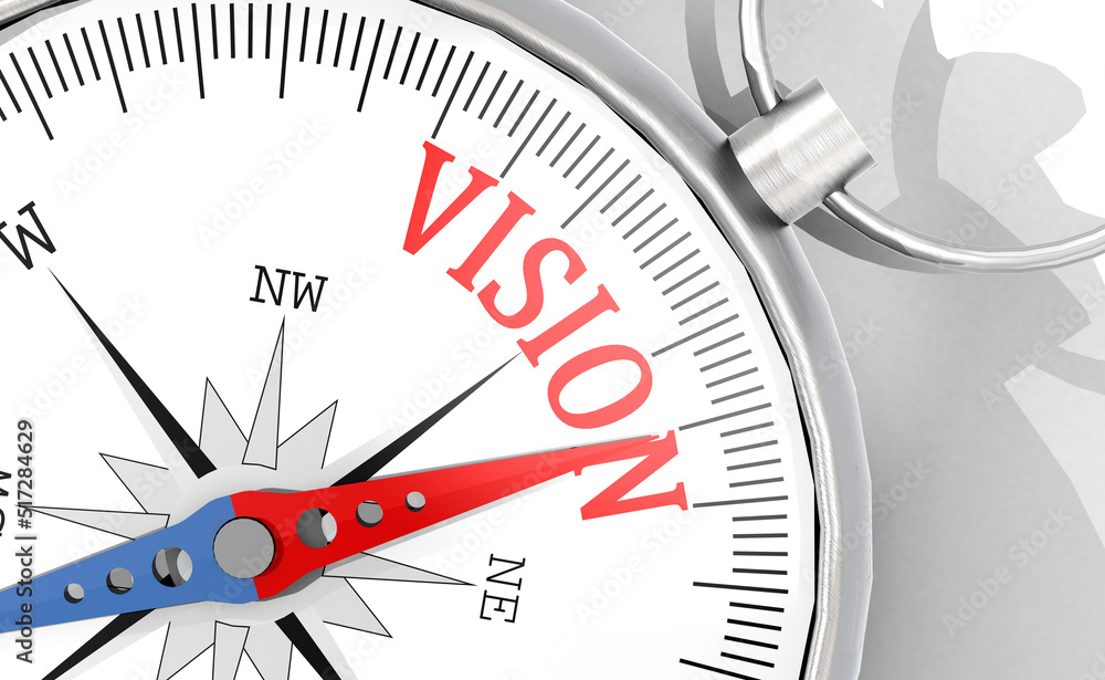 Direction to vision on isolated compass Direction to vision on isolated compass