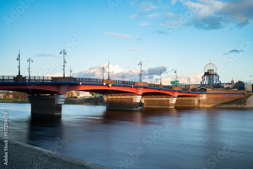 Old town bridge in Gorzow Wielkopolski. Poland