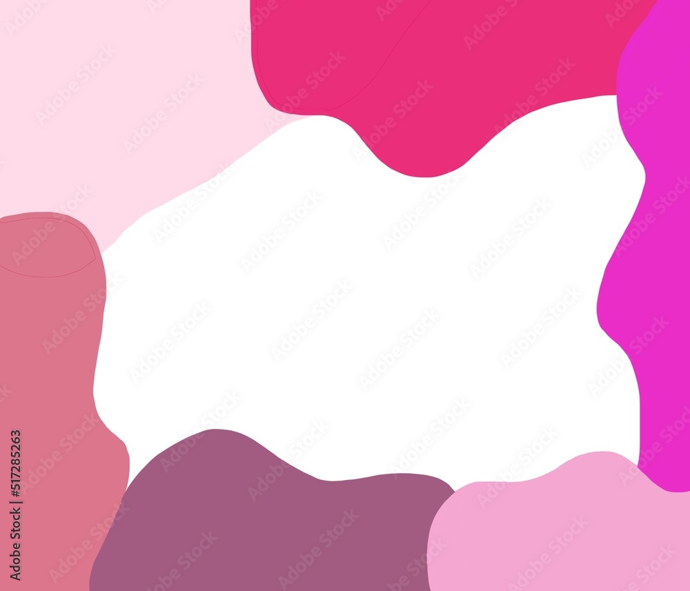 pink background with frame for text