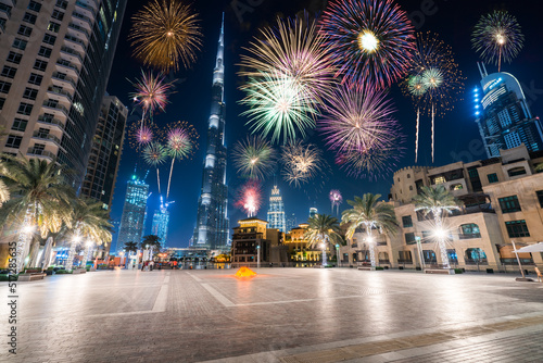 Fireworks display in Dubai. United Arab Emirates © Pawel Pajor