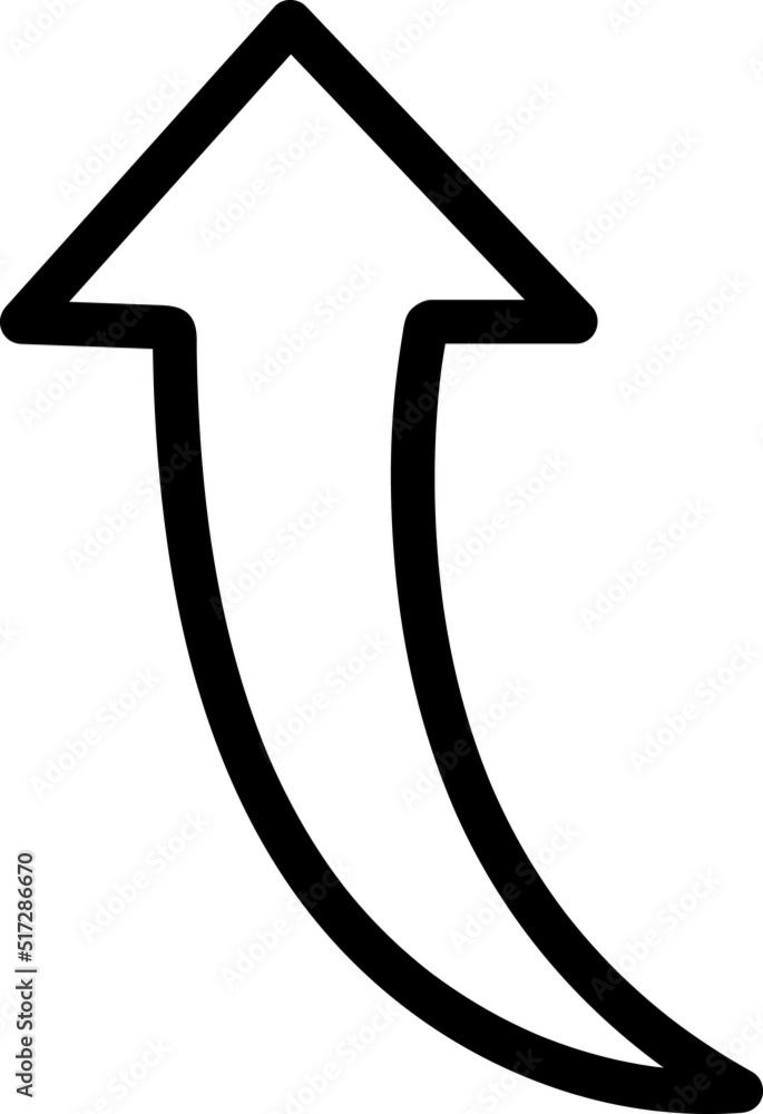 black isolated vector icon. Arrow. Vector arrow black isolated vector icon. Arrow. Vector arrow