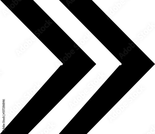 black isolated vector icon. Arrow. Vector arrow
