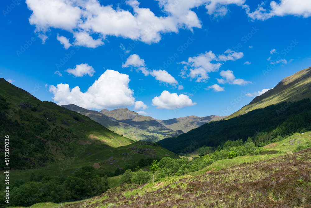 Sgurr Thuilm mountain peak near Glenfinnan in Scotland