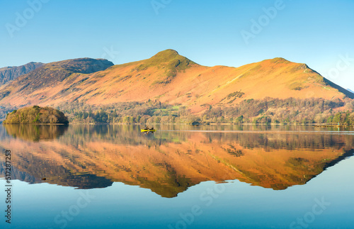 Derwentwater lake in Lake District. England