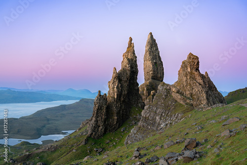 Fototapeta Naklejka Na Ścianę i Meble -  Old Man of Storr rock formation, Isle of Skye, Scotland