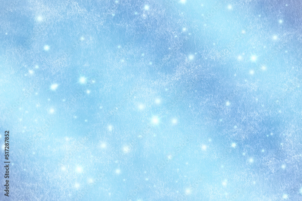 abstract Christmas background with blue watercolor
