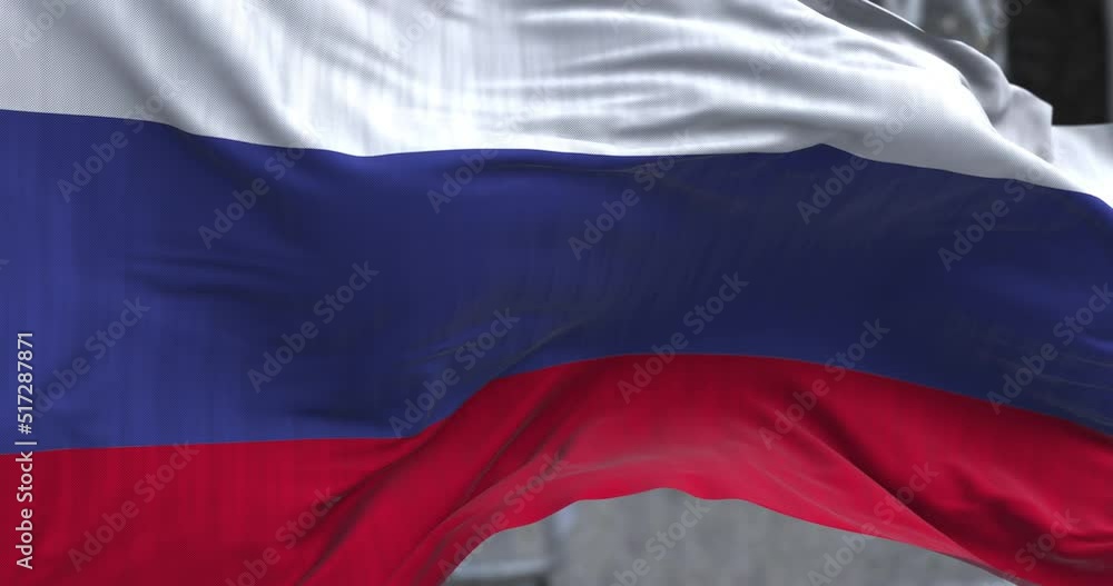 Russian Waving Flag Background Looping Russian Waving Flag Background Looping