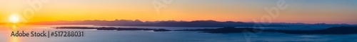 Fototapeta Naklejka Na Ścianę i Meble -  Raasay island sunrise panorama near Isle of Skye. Scotland