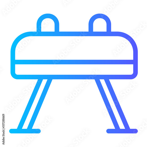 pommel horse gradient icon
