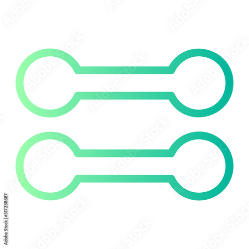 weights gradient icon