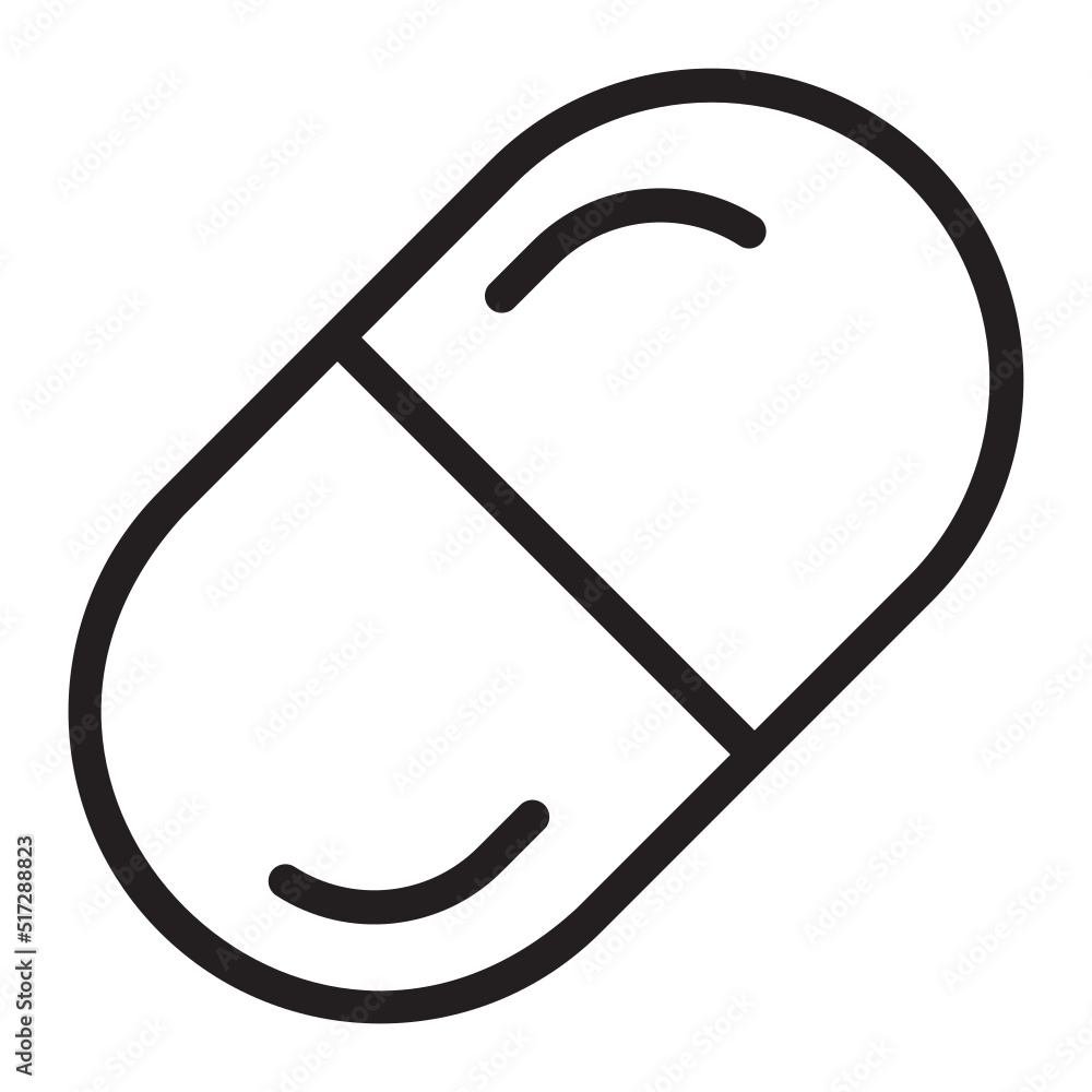 pills line icon pills line icon