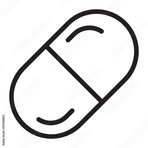 pills line icon