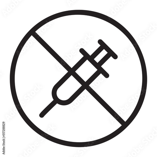 steroids line icon