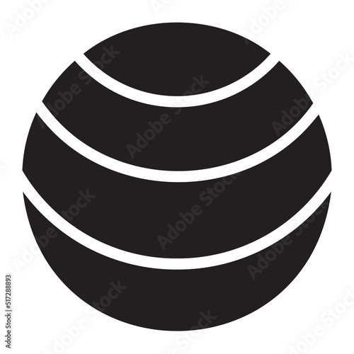 fitball glyph icon