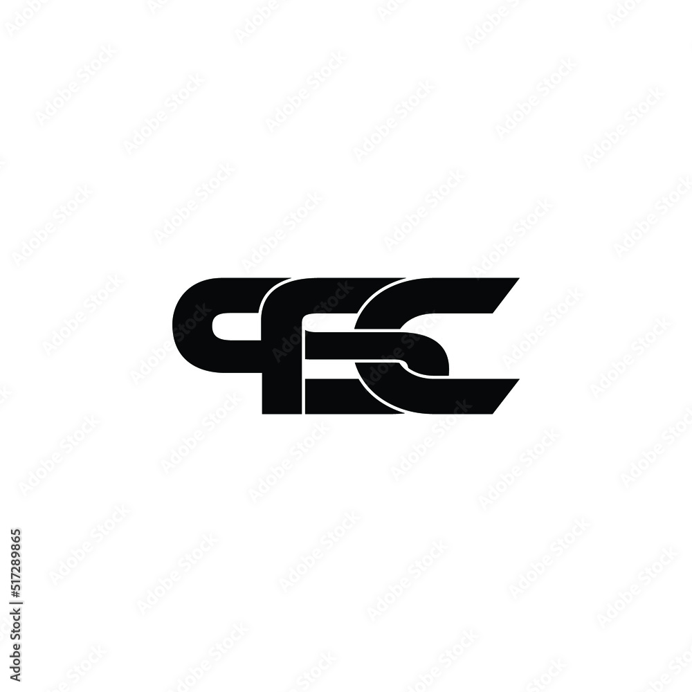 PSC letter monogram logo design vector PSC letter monogram logo design vector