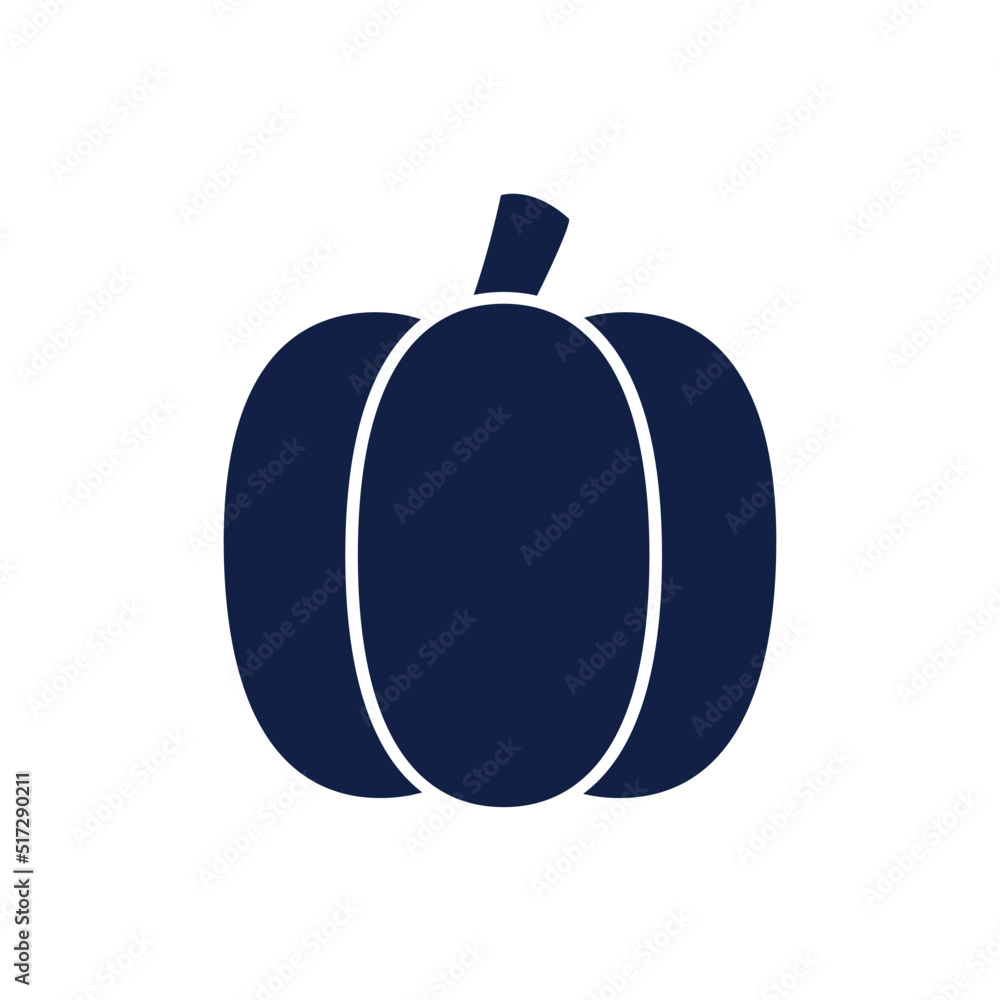 Fototapeta premium pepper glyph vegetable