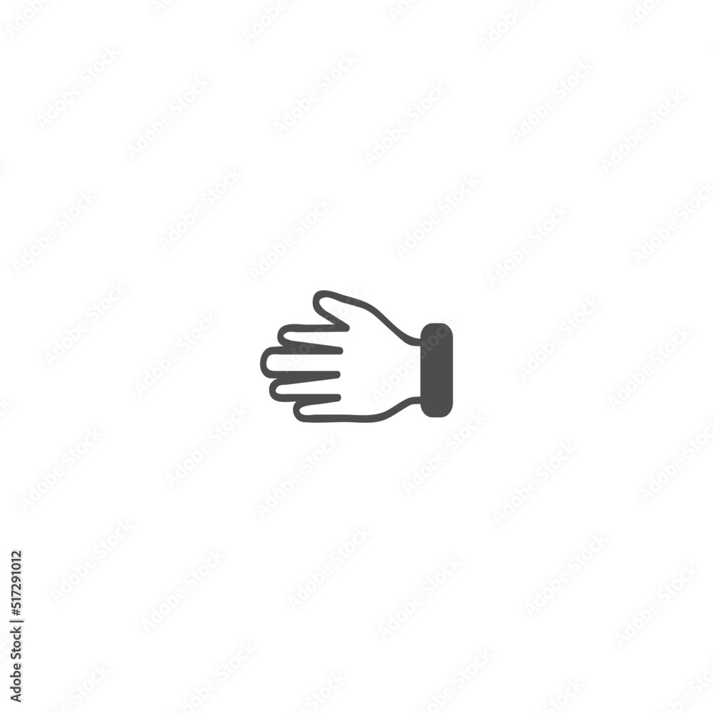 hand icon vector illustration logo design element hand icon vector illustration logo design element