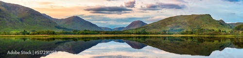 Loch Awe sunset panorama in Scotland © Pawel Pajor