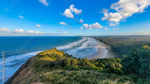 Εκτύπωση καμβά View of Tallow Beach from the Cape, Byron Bay Australia