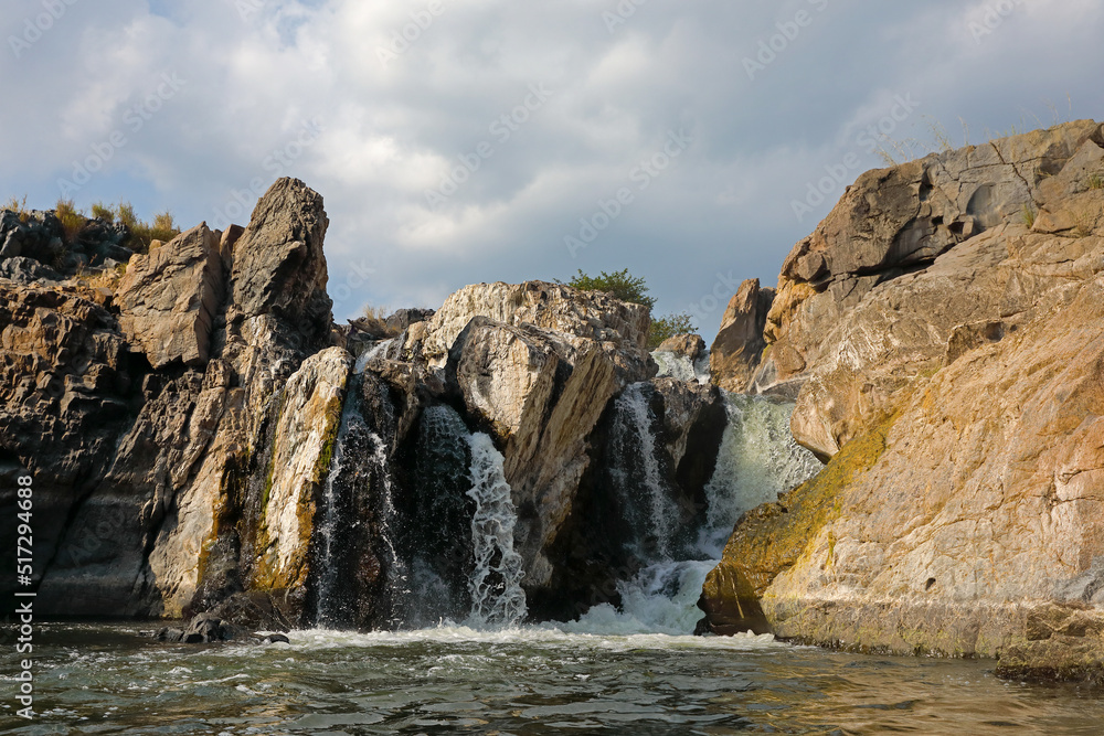 Beautiful Hogenakkal Falls in India