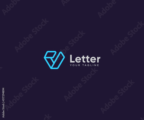 VV, V Letter Logo Vector Template Abstract Monogram Symbol